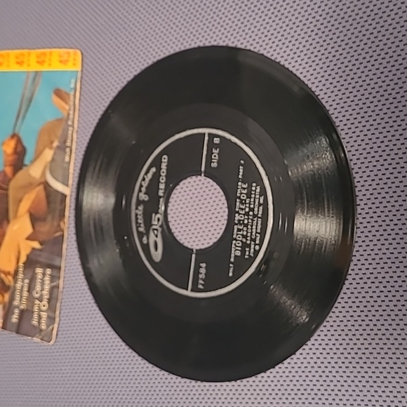 Walt Disney's Song For Toby Tyler Biddle-Dee-Dee 45 RPM Vinyl Record - Picture 4 of 4